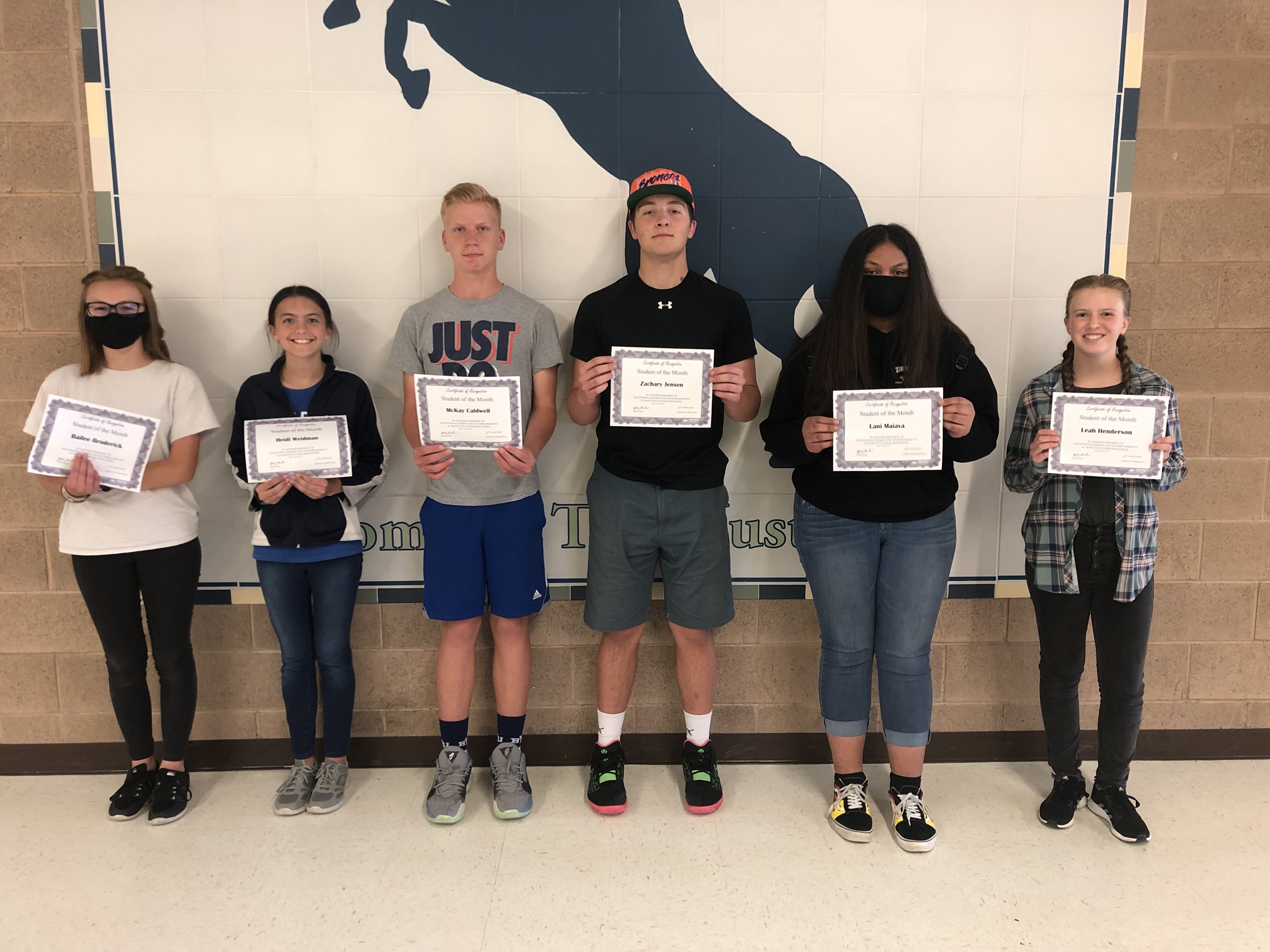 May Students Of The Month