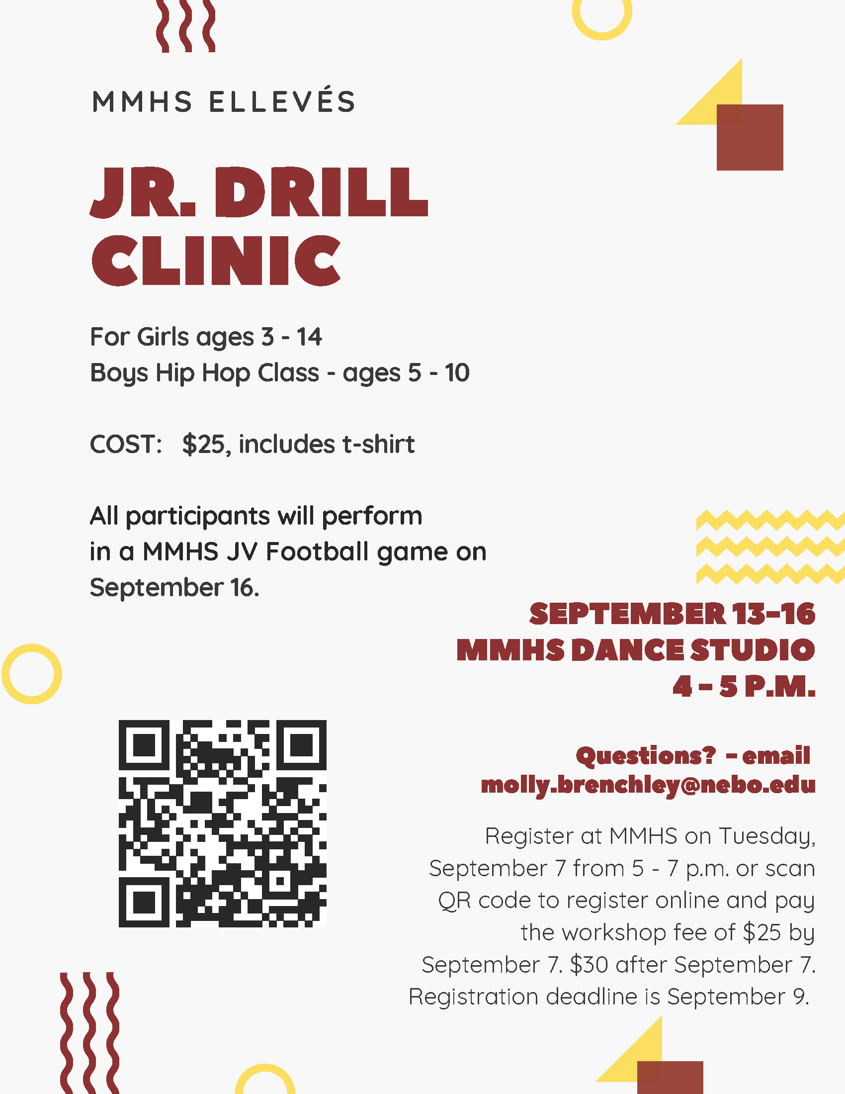 MMHS Jr. Drill Clinic