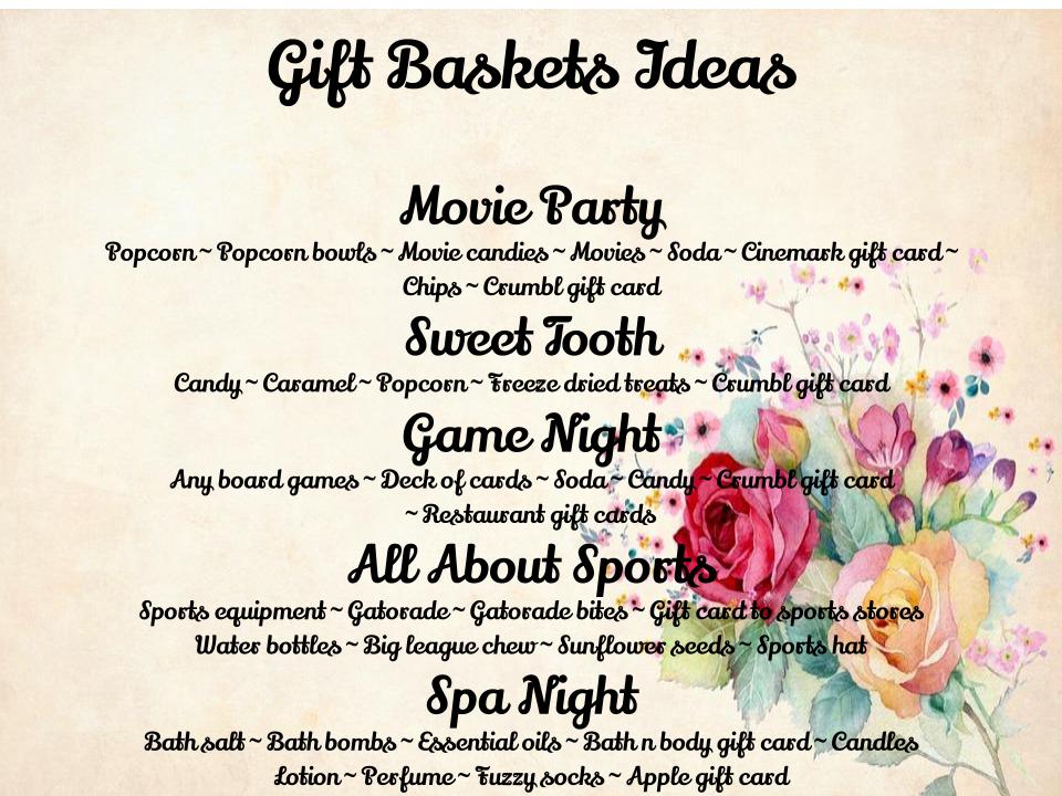 Gift Basket Ideas 