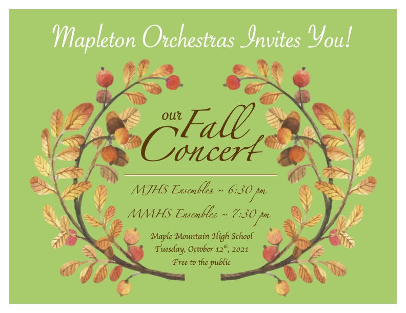 Fall Orchestra Concert 