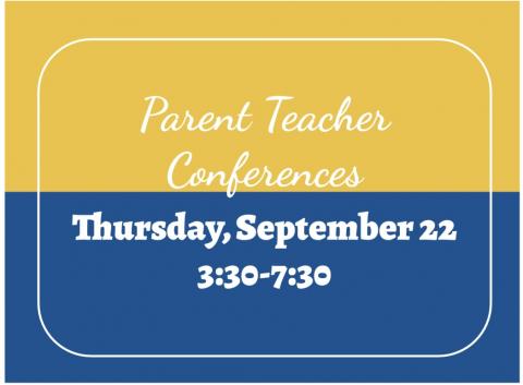 Parent teacher conference flier