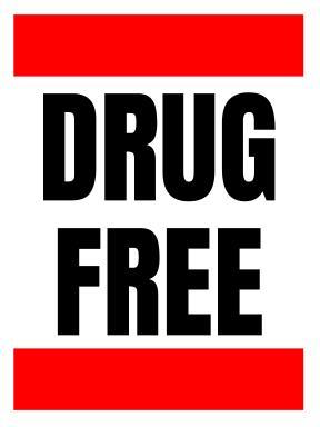 Drug free poster 